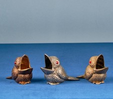 Kleine Sammlung! Vintage 3x Messing Vögel Geschenkidee