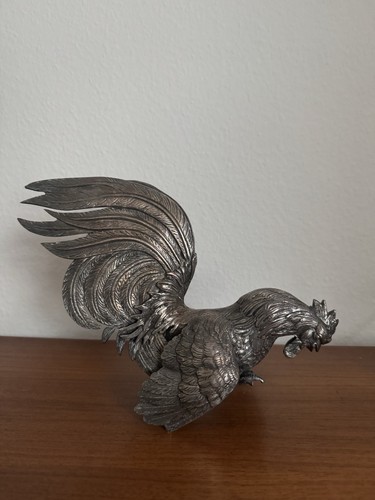 Skulptur hahn kampfhahn - hahn,