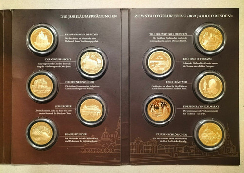 Medaille sammlung 800 jahre - 800,