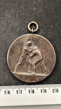 Alte Medaille Sport Ringen