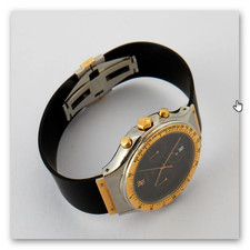 Hublot Classic Fusion MDM  37mm Chrono   18 K / 750  Gelbgold / Stahl