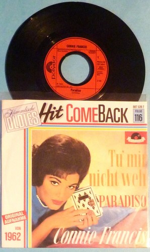 Connie francis single - -, 7"