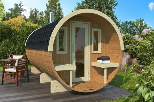Saunafass 400 thermoholz - saunafass,