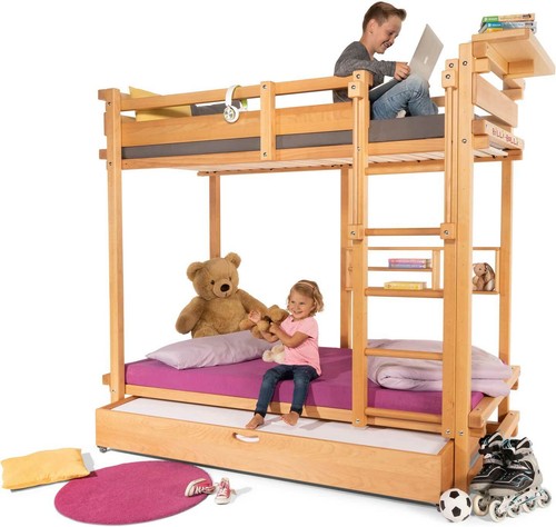 Jugend etagenbett massivholz - jugend-etagenbett,