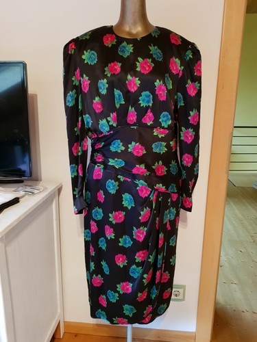 Escada abendkleid kleid seide