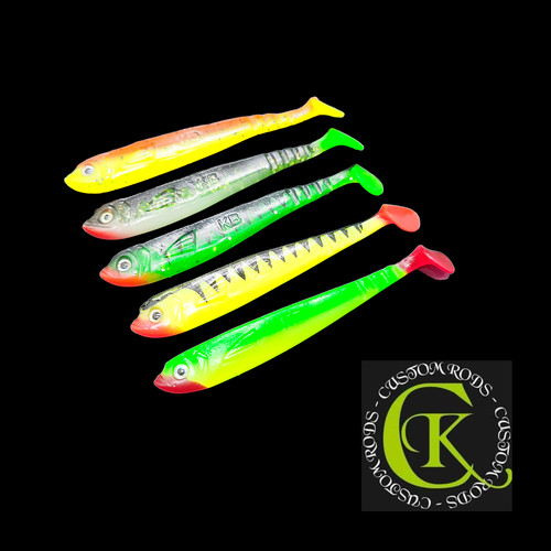 Gummifisch 10cm stint - gummifisch, uv