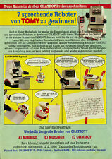 TOMY -- Preisausschreiben -- 7 sprechende Roboter zu gewinnen - Werbung von 1986