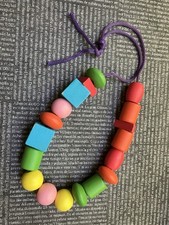 Holzperlenkette (für 2-3-jährige)