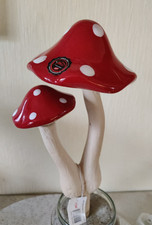 Keramik Pilz für Garten Stecker dänische Keramik Herbstdeko