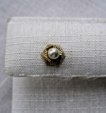 Einzelner 333 / 8kt Gold Ohrstecker Ohrring m echter Perle