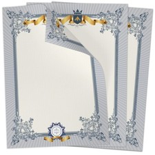 Vintage Urkunden Papier Retro altes Briefpapier 50 Blatt DIN A4 Antik Zertifikat