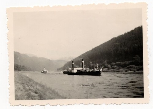 Foto dampfer auf der elbe - der,