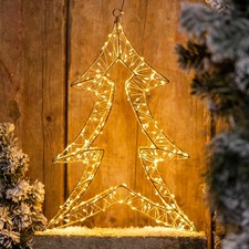 LED Metall Tannenbaum mit 240