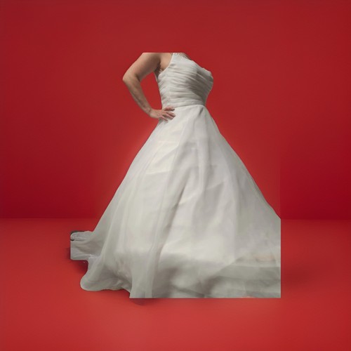Brautkleid hinten lang - , (mit