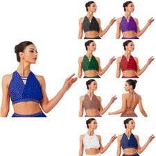 Damen Crop Tops Bühne