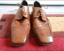 Hugo Boss Handmacher Dunlop Leder Herren Halbschuhe UK 7,5 Luxus EU 41,5 Italy