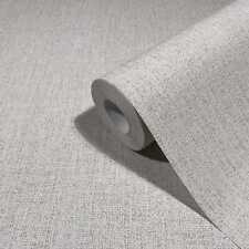 Tapete Grau Beige Uni Modern für Wohnzimmer Schlafzimmer 10,05 x 0,53m