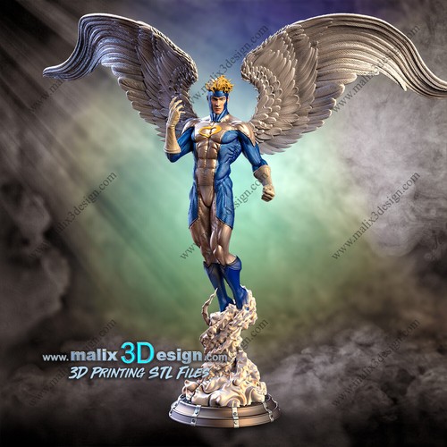 Printed resin angel - -,