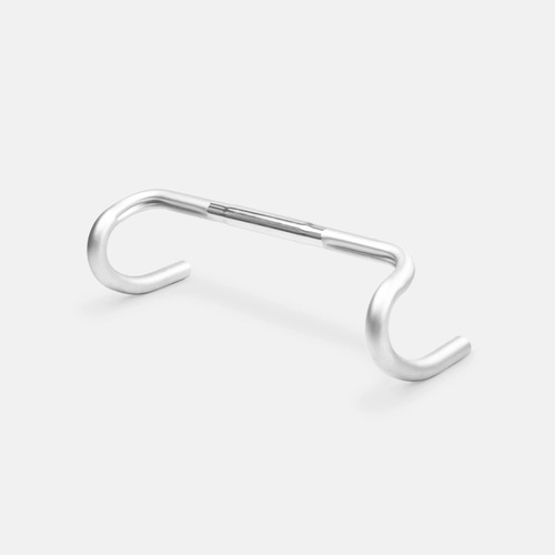 Rennrad drop lenker alu - drop, silber