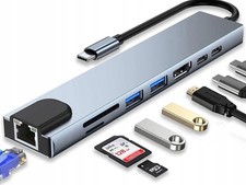 USB-C Hub 8-IN-1 Adapter 4K