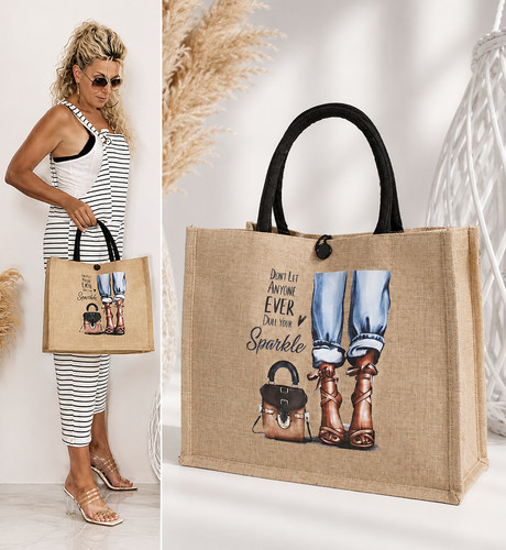 Neu damen shopper jute - damen,