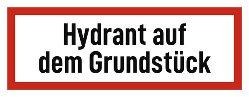 Hydrant auf dem grundstück - dem,