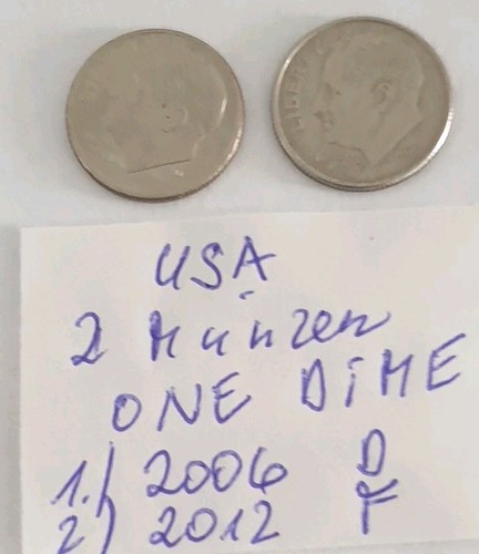Münzen usa one - 2, dime