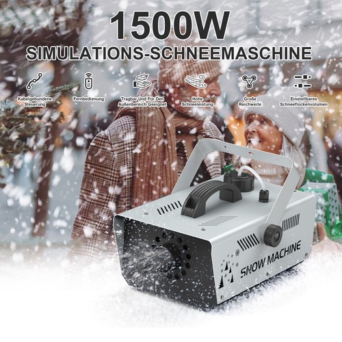 1500w led snow schaum maschine - 1500w,