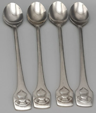 BSF Edelstahl RELIEF 2x Latte Macchiato LÖFFEL ca. 20 cm gut selten