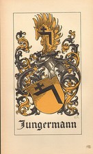1880 Wappen Familie Crest