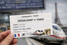 Zug Ticket nach Paris 2