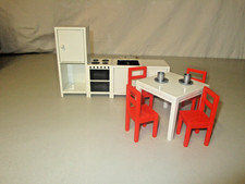 Konvolut IKEA Puppenhaus Möbel Küche, Spültisch und Herd Stühle Tisch
