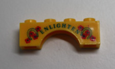 LEGO 2 St. gelb 1x4 Motivstein