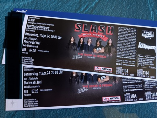 Konzertkarten slash - 2,