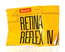 Instruction Manual: Kodak RETINA REFLEX IV - (35093)