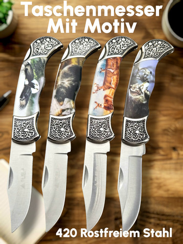 Taschenmesser mit motiv klapp - taschenmesser,