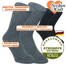 4-8 Paar Bundeswehr Wollsocken