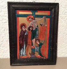 Hinterglasmalerei um 1900