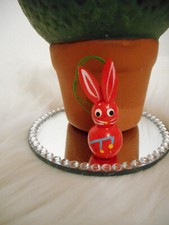 1 Anhänger ★Erzgebirge HASE★ Osterschmuck Holz Strauchschmuck Figur DDR Ostern👍