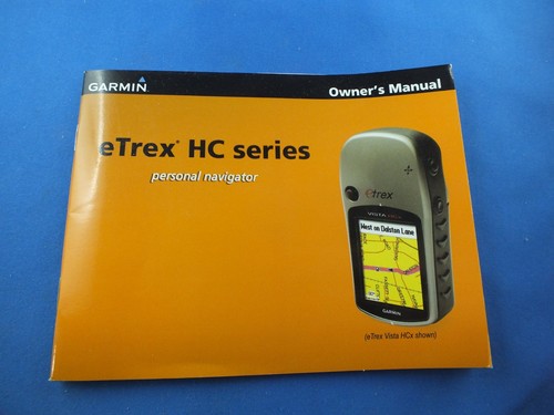 Original garmin owners manual - owners,