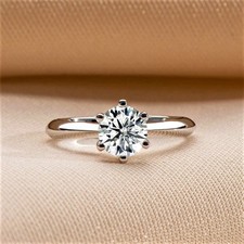 14 Karat Weißgold 1,20 Kt