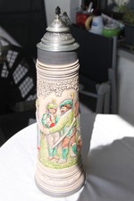 Großer 3 Liter Bierkrug mit schönen Motiven