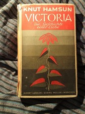 Knut Hamsun - Victoria · Altdeutsche Schrift · Gebunden mit Schutzumschlag