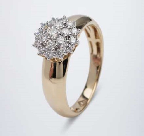 Ring 585 gelbgold brillant - 585,