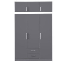 3-türiger Kleiderschrank mit