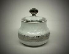 Zuckerdose Mitterteich Porzellan Dose mit Deckel Weiß/Silber