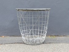 Großer Weinballonkorb Metall Frankreich – Vintage Herbstdeko Landhausstil