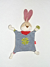 Auswahl SIGIKID HASE Häschen Schmusetuch Schnuffeltuch blau weiß braun Kleeblatt