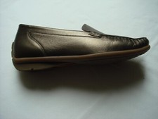 Damen Halbschuhe Waldläufer Größe 5 Mokassin goldfarben