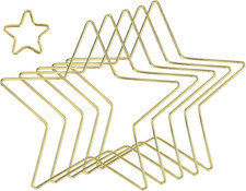 Metallringe Sterne 5 Stück